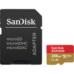 SanDisk SDSQXAV-256G-AN6MA 256GB Extreme microSDXC Card UHS-I Reads Up to 190MB/s Writes Up to 130MB/s