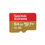 SanDisk SDSQXAH-064G-AN6MA Extreme 64GB MicroSDXCClass 10/UHS-I (U3) V30 160MB/s Read 60MB/s Write
