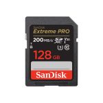 Sandisk SDSDXXD-128G-ANCIN Extreme PRO 128GB SDXC Class 3/UHS-I (U3) V30 200 MB/s Read - 90 MB/s Write - Lifetime Warranty