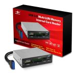 Vantec UGT-CR940 USB 3.0 Multi-LUN Memory InternalCard Reader for Standard 3.5in Drive Bay MS/MS Duo CF/CF II USB 3.0 SD/MMC