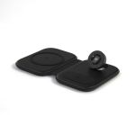 15W 3 in 1 Magnetic Folding Wireless Charger Black