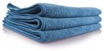 Microfiber Clean Cloths 3 Pack Blue12x12 Inches