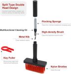 5-in-1 Multi-Functional Keyboard& Earphones Cleaning Tools Kit Red/Black
