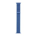 Nylon Braided Solo Loop Band for Apple Watch 42/44/45/49mm Cape Blue