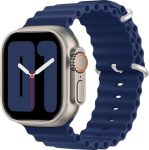 Ocean Silicone Band for Apple Watch 42/44/45/49mm Blue