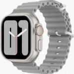 Ocean Silicone Band for Apple Watch 42/44/45/49mm Grey