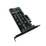 PCIE to 2x M.2B type M Adapter