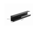 Under Table Cable Organizer w/ Double-Sided Adhesive 55*8.5*10.5cm Black