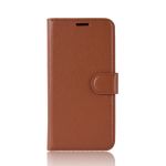 iPhoneXS MAX Lichee Leather Case Brown