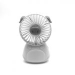 Portable Re-chargeable Mini Fan w/ Night LightGray Piggy