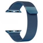 Stainless Steel Milanis Band for Apple Watch 42/44/45/49mm Midnight Blue