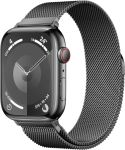 Stainless Steel Milanis Band for Apple Watch 42/44/45/49mm Black
