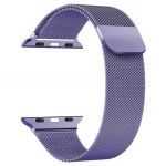 Stainless Steel Milanis Band for Apple Watch 42/44/45/49mm Purple