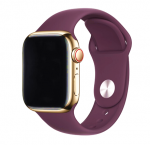 Silicone Apple Watch Band 38/40/41mm Wine-Red