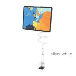 Gooseneck Mount Cell Phone/Tablet StandSilver White