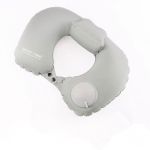 Travel Pillow Gray Hand Inflatable Carrying BagIncluded