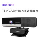 3in1 Conference Webcam with Microphone&SpeakerFull HD 1080P