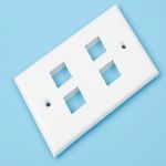 Wall Plate with 4-port