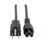 Power Cord 6ft Nema 5-15P to C5 3-Prong NotebookCable