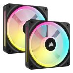 Corsair CO-9051004-WW QX140 RGB Dual iCUE LINK140mm PWM PC Fans Starter Kit with iCUE LINK System Hub