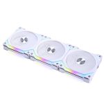 Lian Li UF-SL120V2-3W UNI Fan SL120 V2 RGB White 120mm Fans 3 Pack with Controller