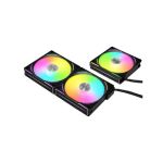 Lian Li UF-AL120V2-3B UNI Fan AL120 V2 RGB Black 120mm Triple Fan Pack with Controller