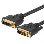 DVI-D Digital Dual Link Extension Gold-Plated M/F 10'