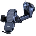 TOPK D40 Adjustable Car Phone Holder for Dashboard Black