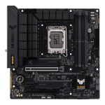 ASUS TUF GAMING B760M-PLUS WIFI D4 Micro ATX Motherboard Intel B760 Chipset Socket LGA 1700 4x DDR4 DIMM Slots Max 128GB
