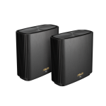 ASUS XT9 (B-2-PK) ZenWiFi XT9 AX7800 WirelessTri-Band Mesh Wi-Fi System (2-Pack Black) Wi-Fi 6 802.11ax