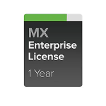 Meraki LIC-MX64-ENT-1YR Enterprise License and Support 1 Year - Meraki MX64 Cloud Managed Security Firewal Appliance - License 1