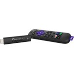 Roku 3821R Streaming Stick 4K Plus 2021 HDR/Dolby Vision with Roku Voice Remote Pro Black