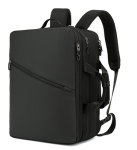 Waterproof Multi-Functional Travel BackpackFits 17.3'' Laptop Black