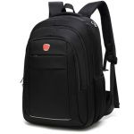 Waterproof Nylon Notebook Backpack fits for 15.6inlaptops Black