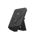 RPP-578 6000mAh PD20W Magnetic Wireless Power Bank (With Holder) Black
