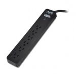 APC 6-Outlet Surge Protector Power Strip with 15-Foot Power Cord SurgeArrest Essential (PE615)
