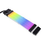 Lian Li ADDRESSABLE RGB STRIMER PLUS V2 24 PIN Power Supply Extension Cable with RGB Controller