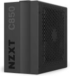 NZXT NP-C850M-US 850W Power Supply 80+ Gold Rated Hybrid Silent Fan Control Modular Sleeved Cables Black