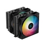 DeepCool R-AG620-BKANMN-G-2 AG620 BK ARGB CPU Cooler for Intel/AMD 300-1850 rpm 4-pin PWM Black