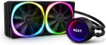NZXT RL-KRX53-R1 Kraken X53 RGB 240mm All-In-OneRGB Liquid CPU Cooler Rotating Infinity Mirror Design 2x Aer RGB V2 120mm Fans