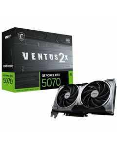 MSI G5070-12V2C NVIDIA GeForce RTX 5070 VENTUS 2X OC Graphics Card 12GB GDDR7 PCI Express 5.0