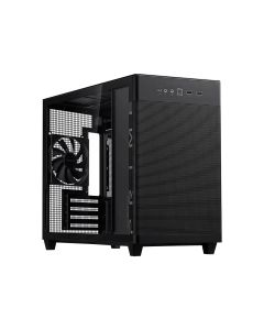 ASUS AP201/BLK/TG// Prime AP201 Micro ATX Case1xUSB-C 2x USB-A 3.0 1x Mic 1x Audio Tempered Glass Black