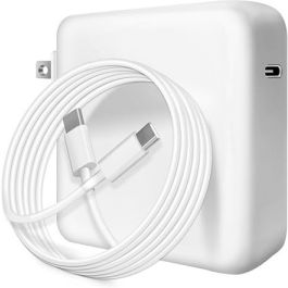 70W USB C Power Adapter w/ USB C Cable White