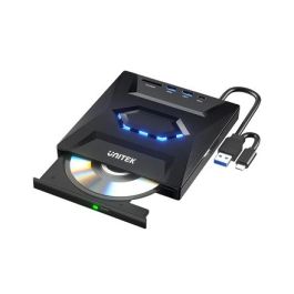 Unitek T1037A01 5-in-1 External Optical Drive with USB Hub (USB-A