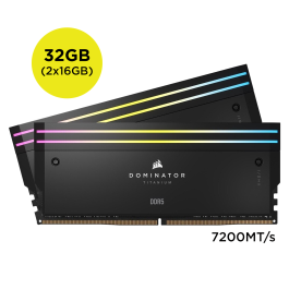 美品 Corsair DDR5 7200 32gb ハイエンド仕様/OC対応 VENGEANCE® 32GB (2x16GB) DDR5 DRAM 7200MHz C34 Memory Kit — Black