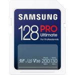 Samsung PRO Ultimate 128 GB Class 10/UHS-I (U3) V30 SDXC - 1 - 200 MB/s Read - 130 MB/s Write - 10 Year Warranty