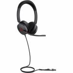 Yealink UH48 Headset - Microsoft Teams Certification - Stereo - USB Type A  USB Type C - Wired - 20 Hz to 20 kHz - Over-the-head  On-ear - Binaural - Supra-aural - 5.58 ft Cable - Noise