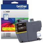 Brother LC401YS Original Standard Yield Inkjet Ink Cartridge - Single Pack - Yellow - 1 Each - 200 Pages