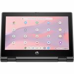 HP Pro x360 Fortis 11 G5 11.6in Touchscreen Rugged Convertible 2 in 1 Chromebook - HD - Intel N-Series N100 - 8 GB - 64 GB Flash Memory - English Keyboard - Jack Black - Smart Buy - Int