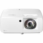 Optoma GT2100HDR 3D Short Throw DLP Projector - 16:9 - White - High Dynamic Range (HDR) - Front - 1080p - 30000 Hour Normal Mode - 300000:1 - 4200 lm - HDMI - USB - Network (RJ-45) - Ho
